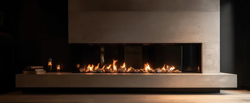 Gas Fireplace Ember Bed Design Services in Jacksonville, Florida