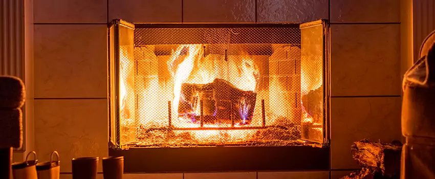 Mendota Hearth Landscape Fireplace Installation in Jacksonville, Florida
