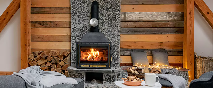 Thelin Hearth Products Direct Vent Gas Stove Fireplace Inspection in Jacksonville, Florida
